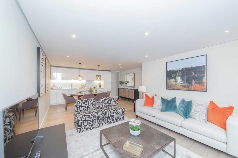 Merchant Square East, London W2 3 bed flat to rent - £6,716 pcm (£1,550 pw)