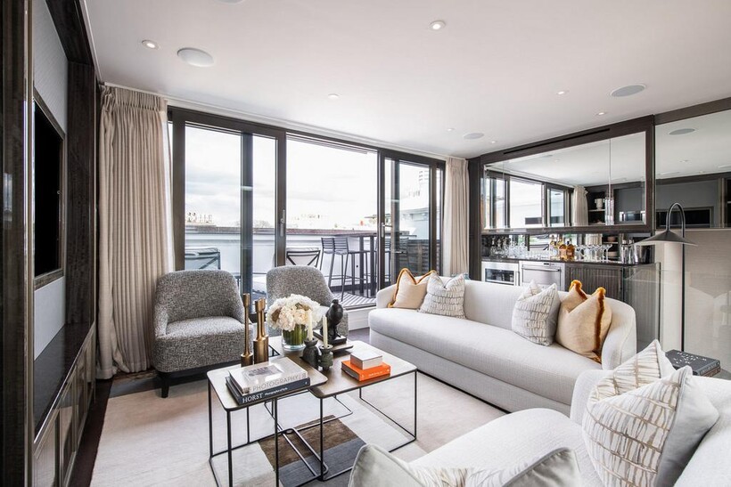 London W8 3 bed apartment to rent - £17,333 pcm (£4,000 pw)