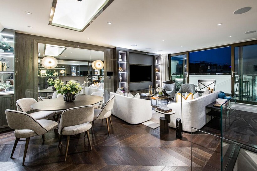 London W8 3 bed apartment to rent - £17,333 pcm (£4,000 pw)