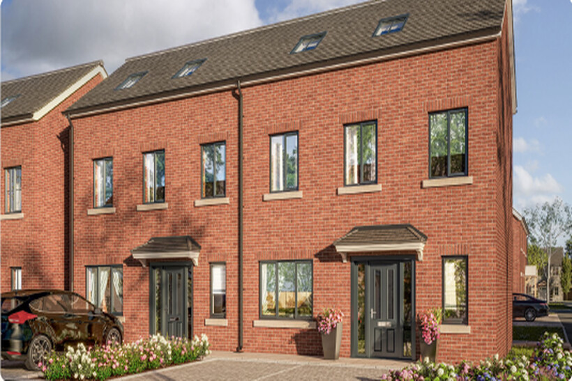 Bluebell Road, Quadring 3 bed townhouse to rent - £1,195 pcm (£276 pw)