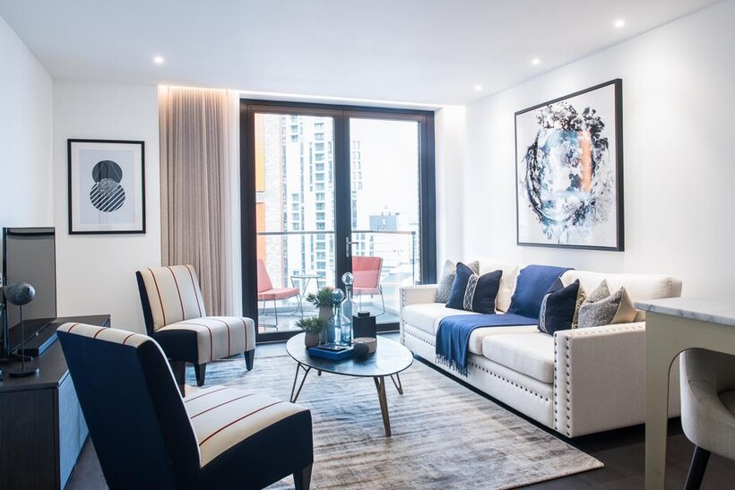 Thornes House, Nine Elms SW11 3 bed apartment to rent - £7,735 pcm (£1,785 pw)