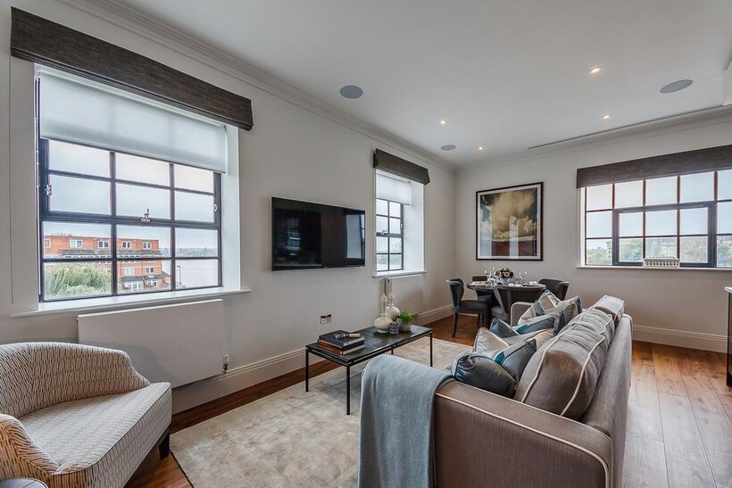 Palace Wharf, London, W6 3 bed apartment to rent - £8,385 pcm (£1,935 pw)