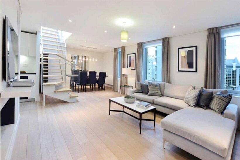 Merchant Square, Paddington Basin, W2 4 bed flat to rent - £11,483 pcm (£2,650 pw)