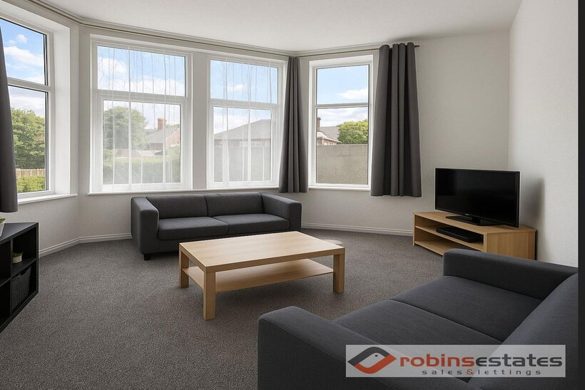 Burns Street, Nottingham, NG7 4DS 6 bed flat to rent - £3,094 pcm (£714 pw)