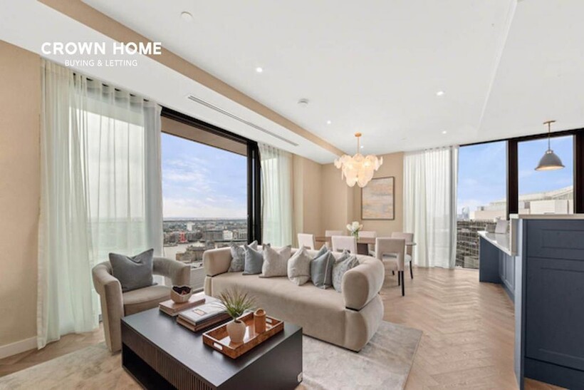 23 Gauging Sqaure, London E1W 3 bed apartment to rent - £6,200 pcm (£1,431 pw)