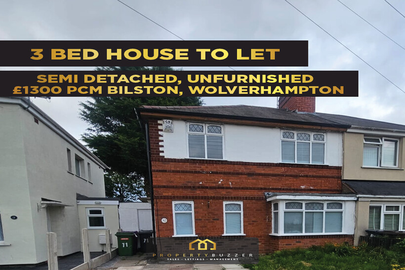 Bunkers Hill Lane, Bilston WV14 3 bed semi-detached house to rent - £1,300 pcm (£300 pw)