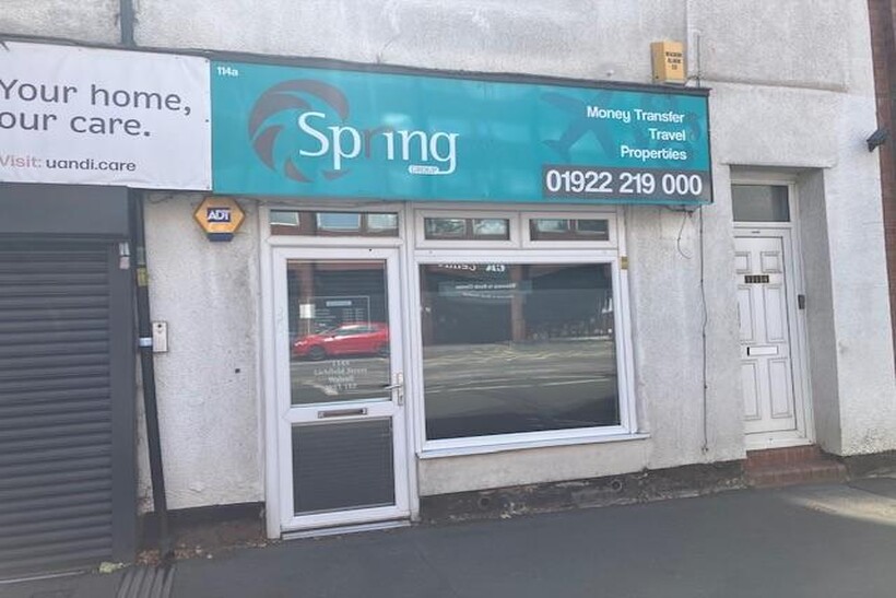 LICHFIELD STREET, WALSALL Retail property (high street) to rent - £667 pcm (£154 pw)