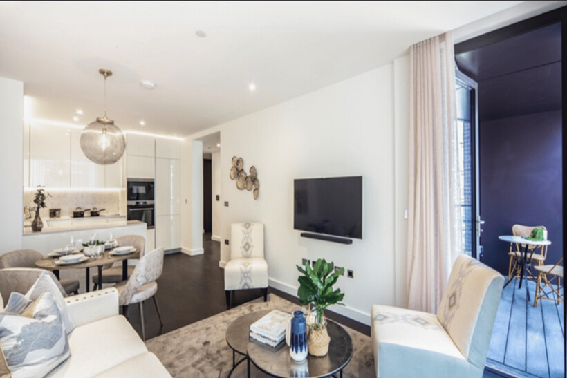 Ponton Road, The Residence, London, SW11 2 bed apartment to rent - £5,590 pcm (£1,290 pw)
