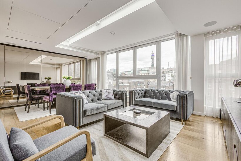 Harley Street, London, W1G 3 bed apartment to rent - £9,000 pcm (£2,077 pw)