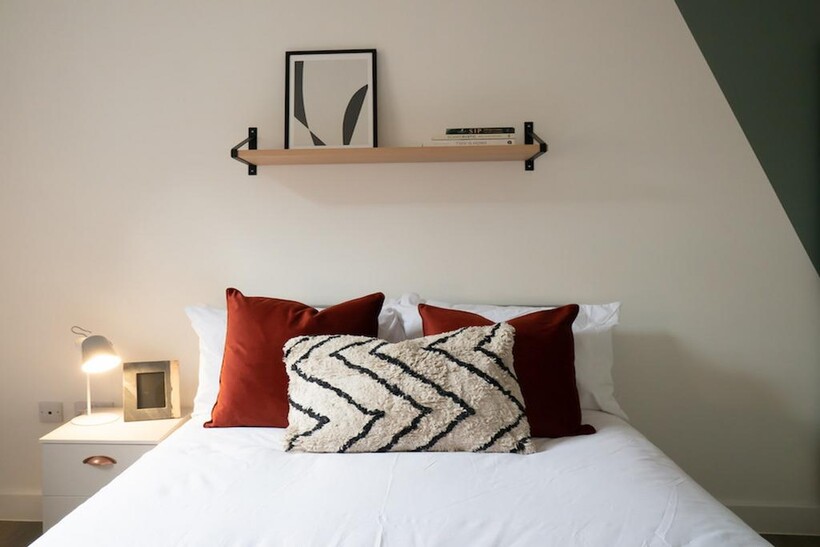 A stylish and inviting double bedroom, perfect ...