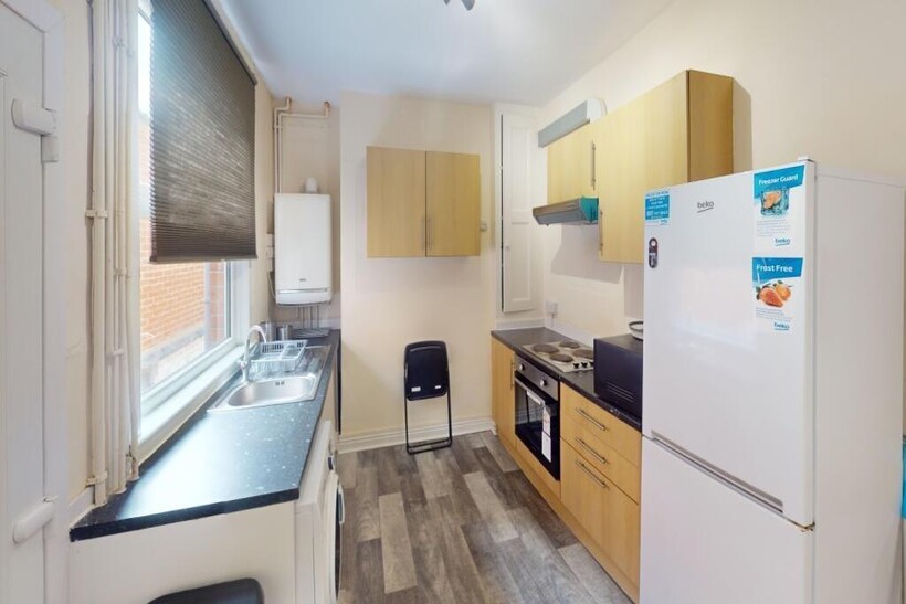 Bright and functional kitchen featuring modern ...