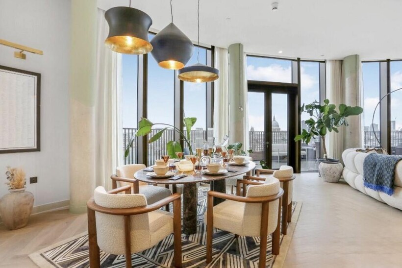 Triptych Bankside, Southbank, SE1 4 bed penthouse to rent - £19,950 pcm (£4,604 pw)