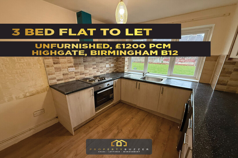 Shawbury Grove, Birmingham B12 3 bed flat to rent - £1,200 pcm (£277 pw)
