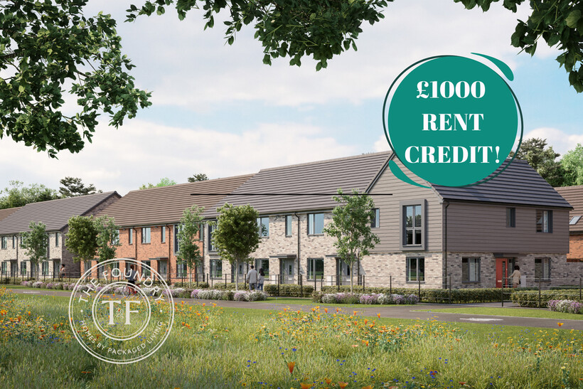 Plot 28 Edwards Grove, The Billet ... 2 bed terraced house to rent - £1,645 pcm (£380 pw)