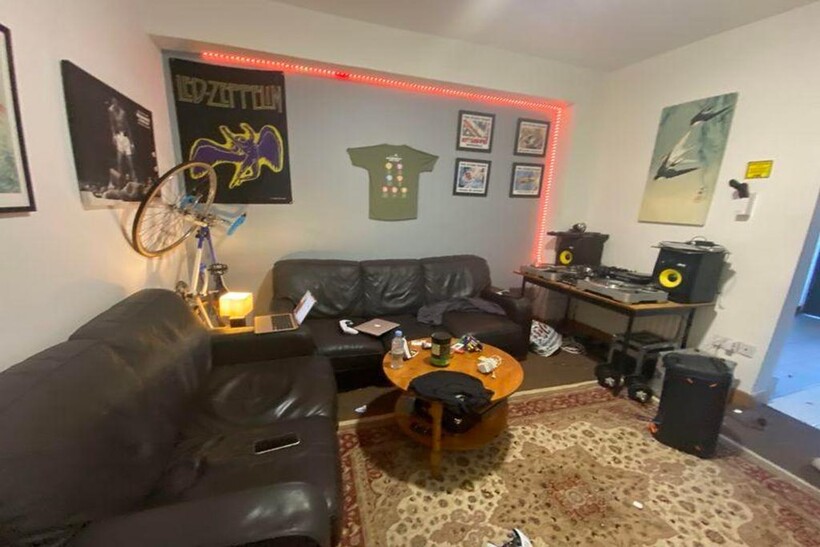 A cozy living room perfect for socializing with...