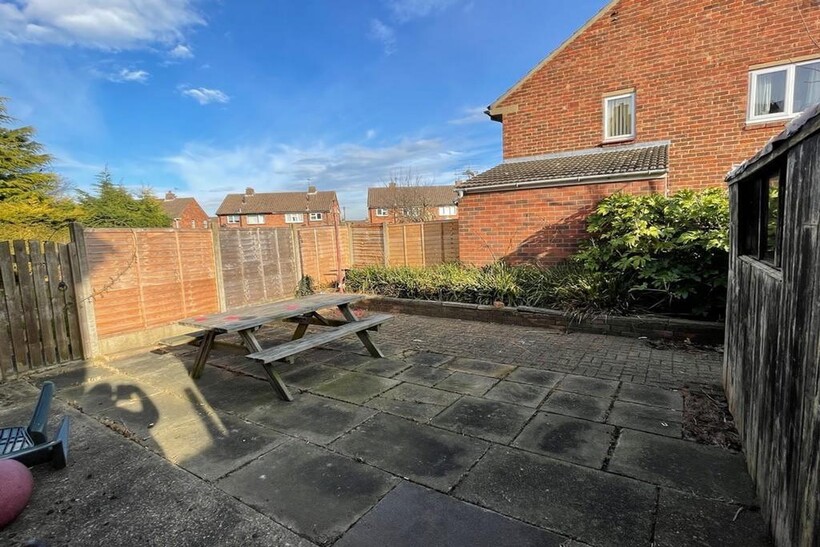 A spacious and well-lit garden area perfect for...