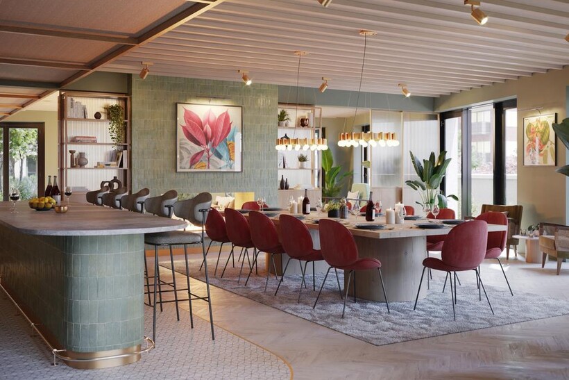 Plot E1003 at Embassy Boulevard, 29... 2 bed apartment to rent - £4,385 pcm (£1,012 pw)