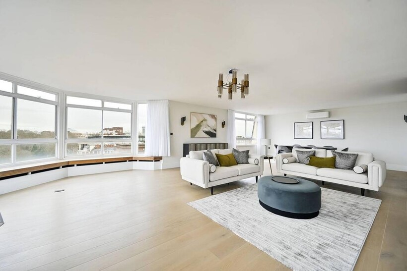 Kensington Road, Kensington, London, W8 5 bed penthouse to rent - £34,667 pcm (£8,000 pw)