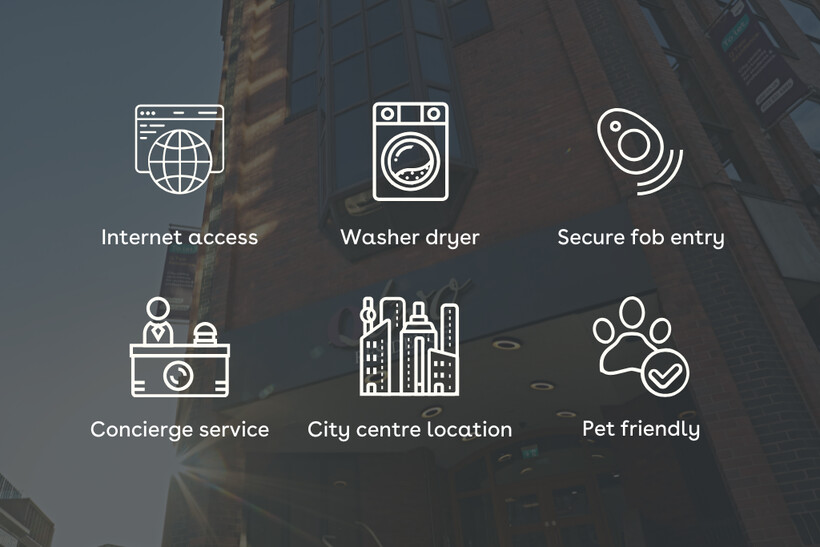 Apt 20, Q Two Residence, 25 Queen... 2 bed apartment to rent - £1,330 pcm (£307 pw)