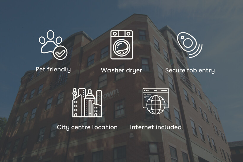 Apt 12, Crown Residence, 81-89 George... 1 bed apartment to rent - £960 pcm (£222 pw)